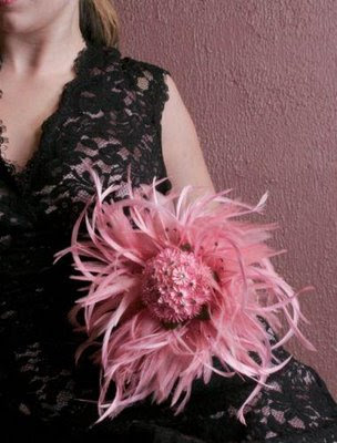 A Chic Alternative To Traditional Wedding Bouquets Feathers