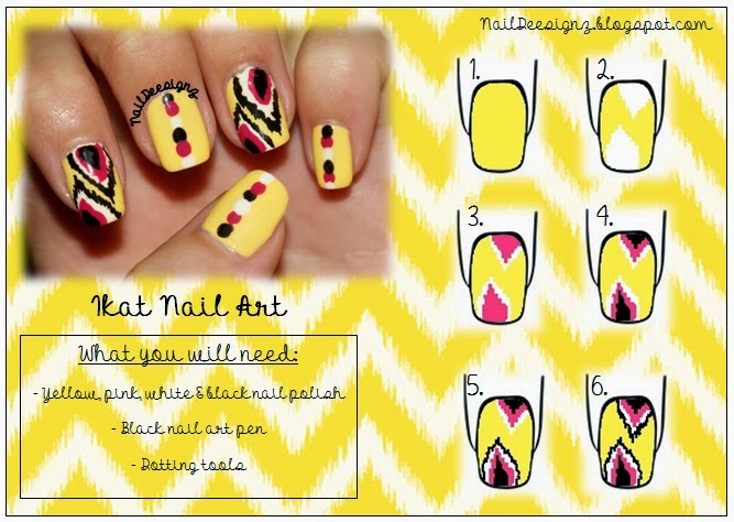 http://naildeesignz.blogspot.co.uk/2013/08/summer-ikat-nail-art.html