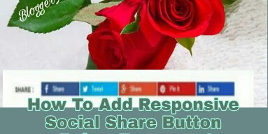 How To Add Social Share Buttons on Blogger.