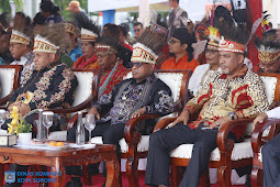 Septinus Lobat Hadiri Puncak HUT ke-22 Otsus di Tanah Papua 