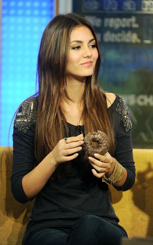 Victoria Justice was spotted at the FOX News studios in New York City
