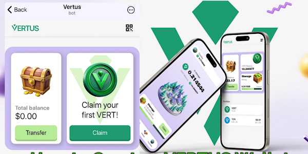 How to Create a VERTUS Wallet VERTUS Telegram Bot Mining App