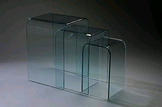 Glass tables, Decoration and Design
