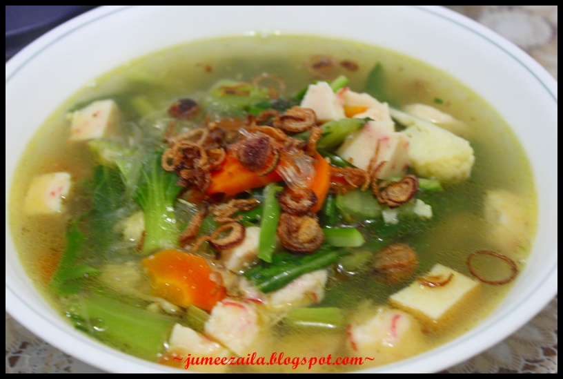 ME, MYSELF AND I: ~ikan masin dgn ketumbar dan sup sayur~