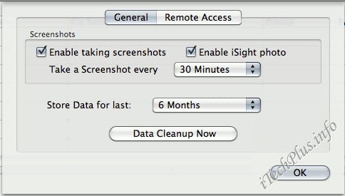 Theo dõi máy Mac từ xa với Screenshots Remote