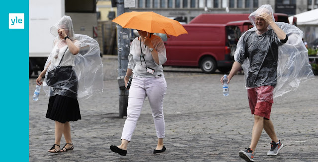 Helomvändning i vädret på väg – regn och åska hela veckan