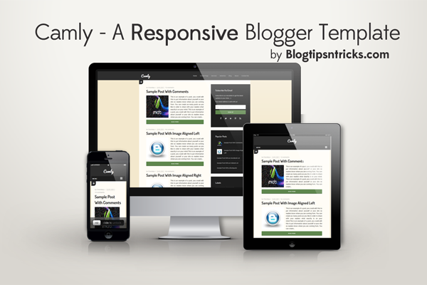 Camly a Responsive Blogger Template Demo