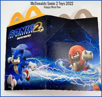 Sonic McDonalds Toys 2022 US Happy Meal Box