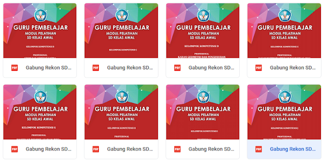  Buku Guru Pembelajar Materi PKB SD Modul Pelatihan Kelas Awal KK ✔ Download 10 Buku Guru Pembelajar Materi PKB SD Modul Pelatihan Kelas Awal KK-A hingga KK-J