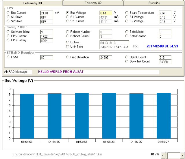 AlSat-1N Telemetry Decoder