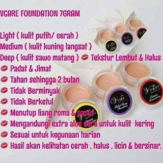 VCARE GLOSSY FOUNDATION