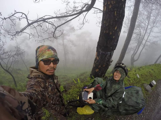 Suami isteri menghadapi susah senang bersama sepanjang tempoh ber"honeymoon"