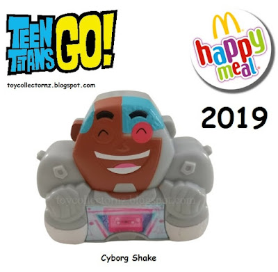 McDonalds Teen Titans Toys 2019 Cyborg Shake Happy Meal Toy