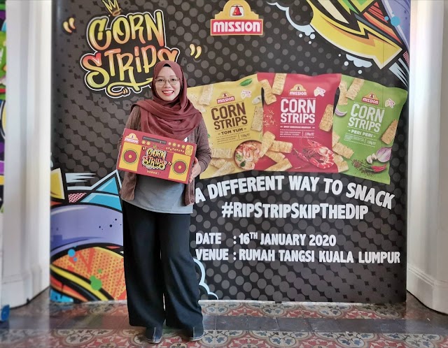 Mission Corn Strips Snek Yang Rangup Dan Sedap