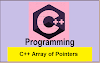 C++ Array of Pointers