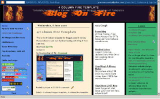 four column blogger template - Free Blogger Templates - Themed, Two, Three and Four Columns