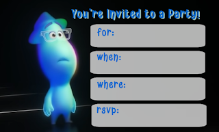 Disney Pixar Soul Birthday Invitations