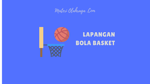 Gambar Ukuran Lapangan Bola Basket Lengkap dengan Keterangannya