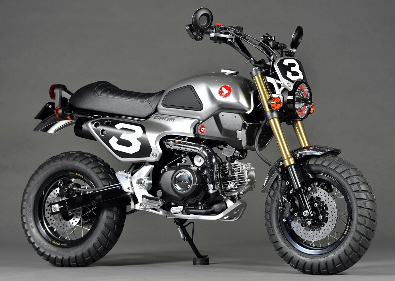 Custom 2016 Honda Grom Scrambler 1 and 2 - Phnom Penh Motors