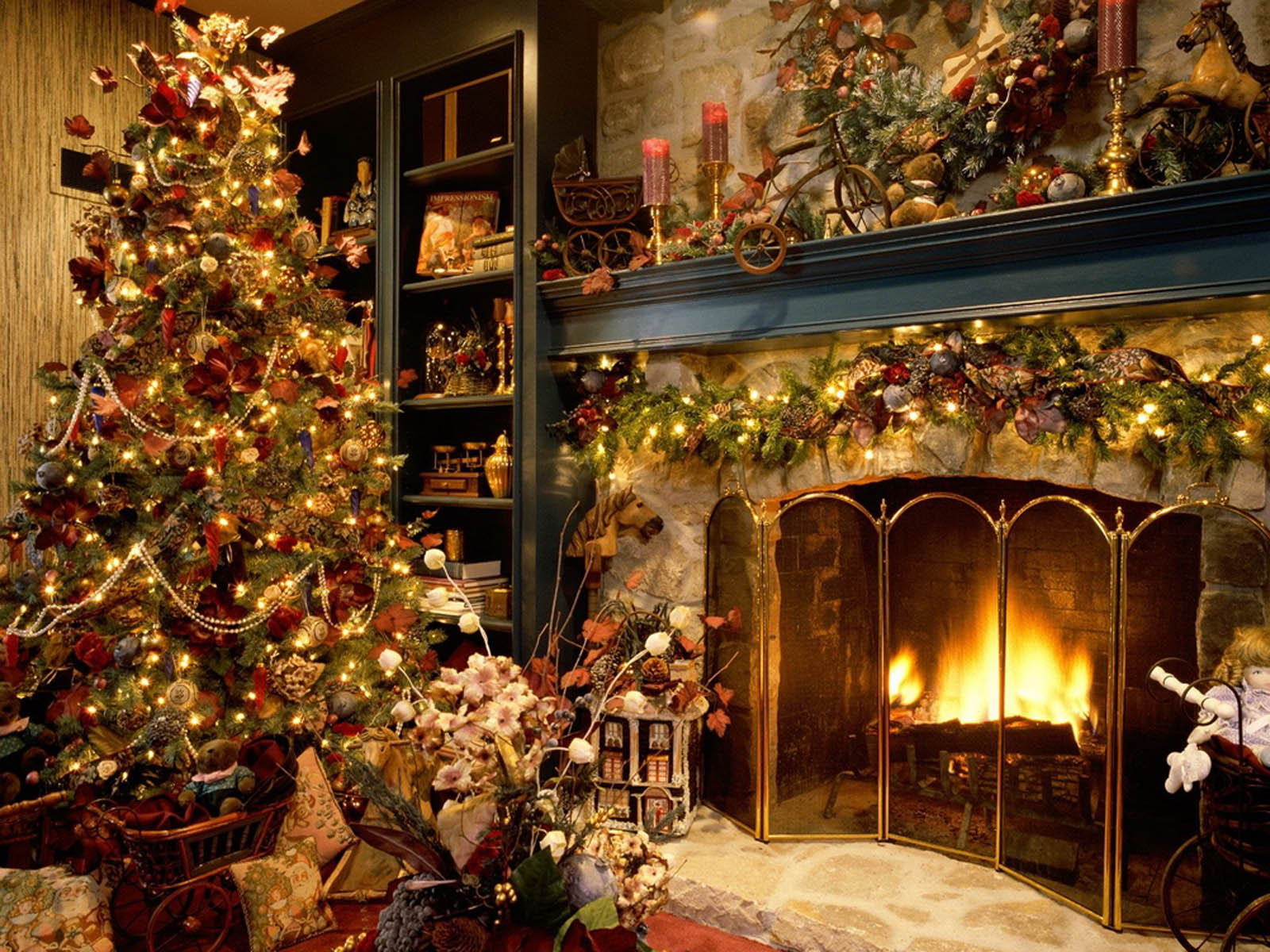 Wallpaper: Christmas Tree Decoration