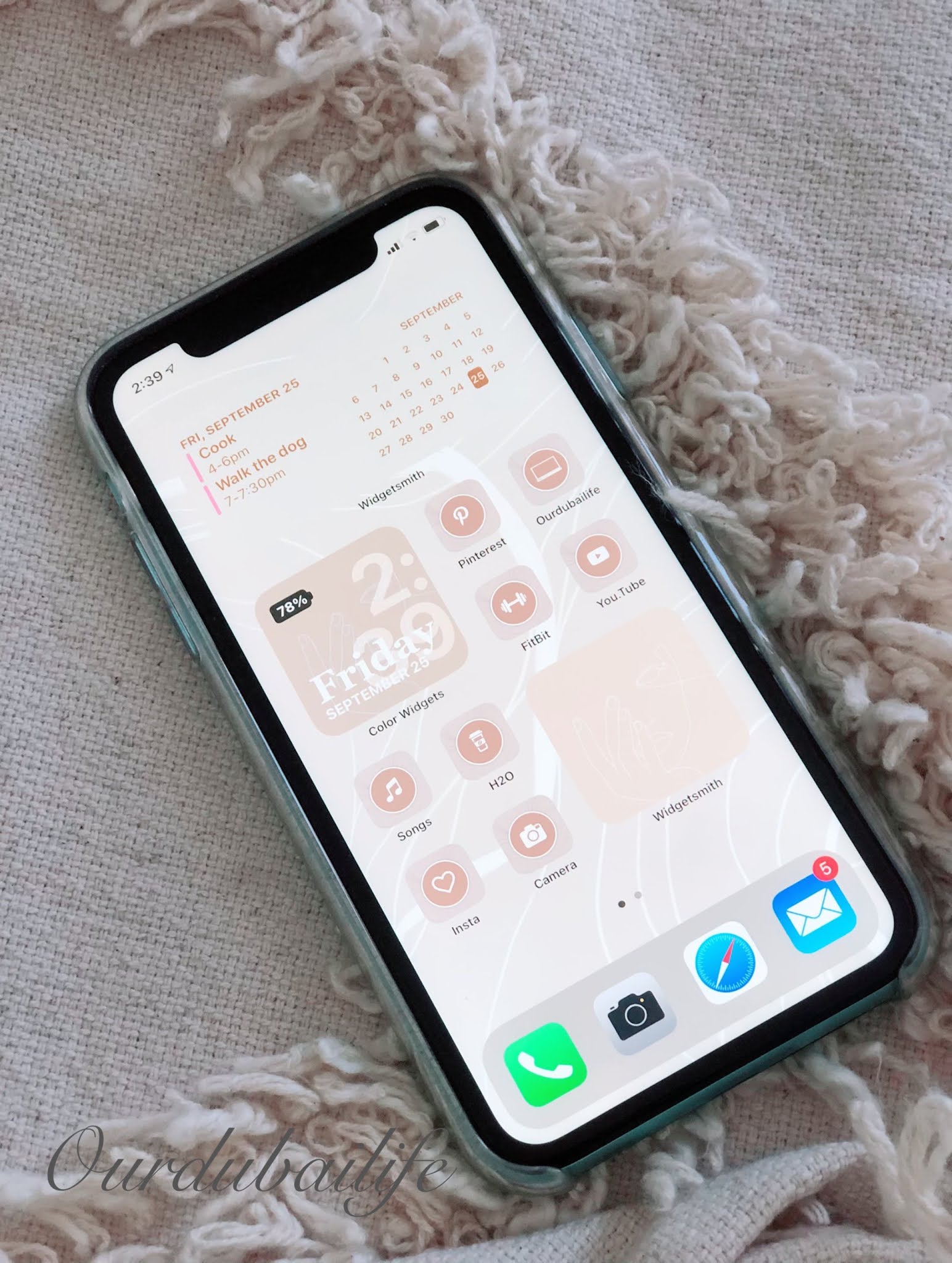 iOS 14 iPhone Aesthetic layout homescreen widgets