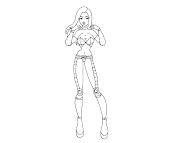 #12 Emma Frost Coloring Page
