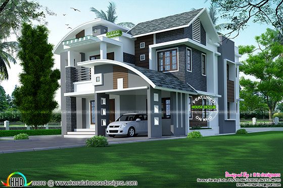 4 bedroom, 2410 sq-ft mixed roof home