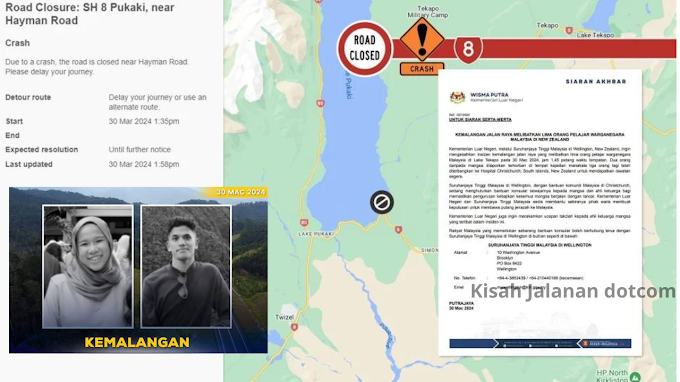 KPT bantu urus bawa pulang jenazah dua pelajar Malaysia maut di New Zealand