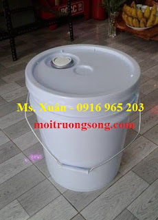 Vỏ thùng nhựa 20 lít đựng hóa chất