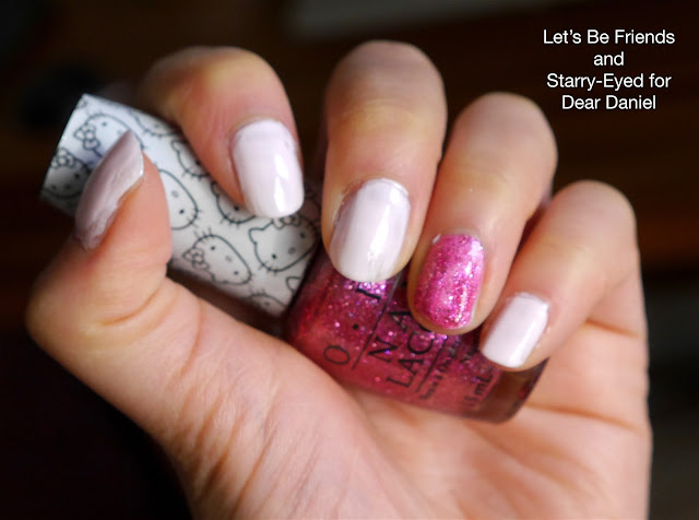 OPI X Hello Kitty 2016 Let's Be Friends! and Starry-Eyed for Dear Daniel