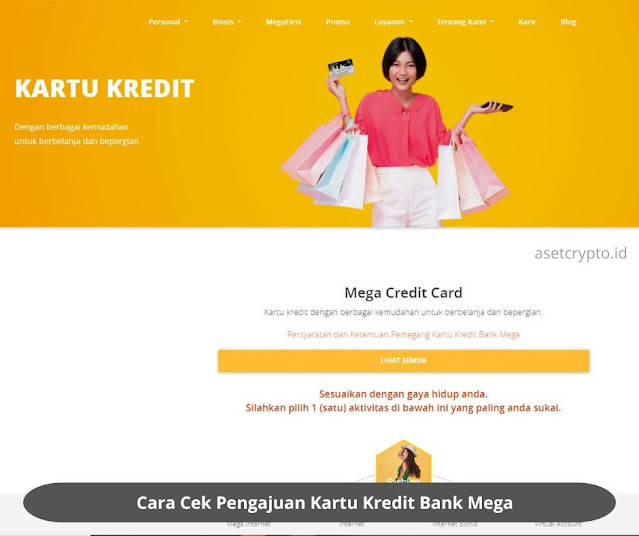 Cara Cek Pengajuan Kartu Kredit Bank Mega