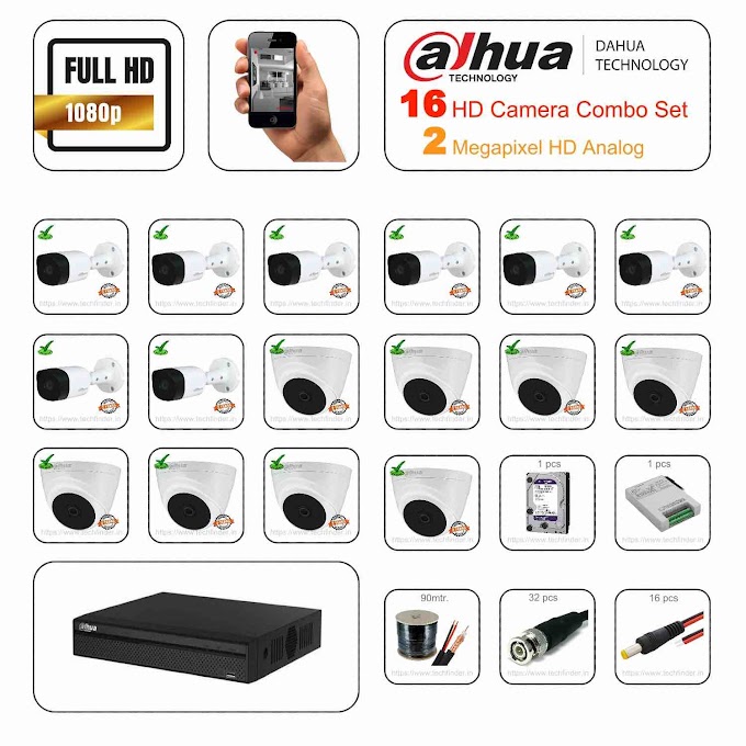 LẮP COMBO BỘ 16 CAMERA DAHUA HDCVI