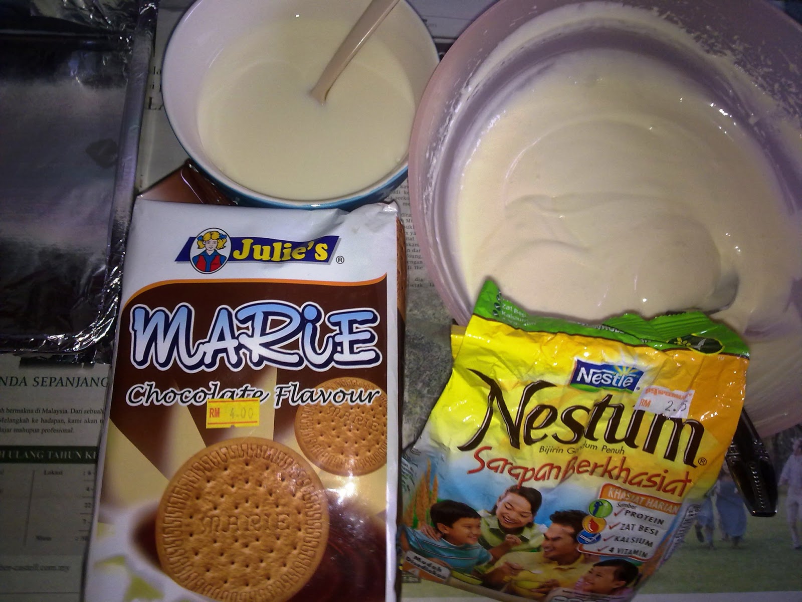Suri hidup mama: Kek Batik Cheese Yogurt