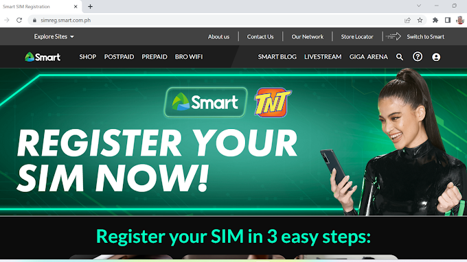 How to Register Smart/ Talk N’ Text/ Sun Prepaid SIM