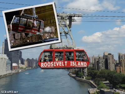 Homem Aranha salvando o bondinho de Roosevelt Island