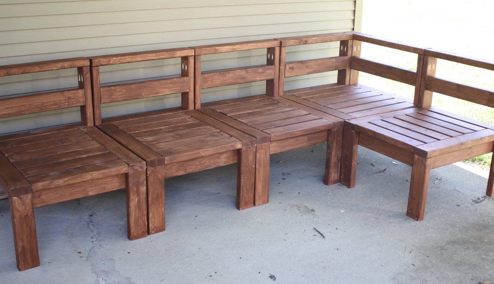 More Like Home: 2x4 Outdoor Sectional