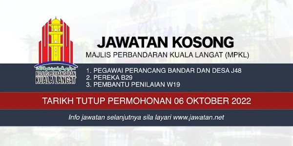 Jawatan Kosong MPKL Oktober 2022