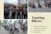 Dandim 1614/Dompu Dampingi Kapolres Dompu Lepas Peserta Touring Deklarasi Paguyuban Biker's Dompu
