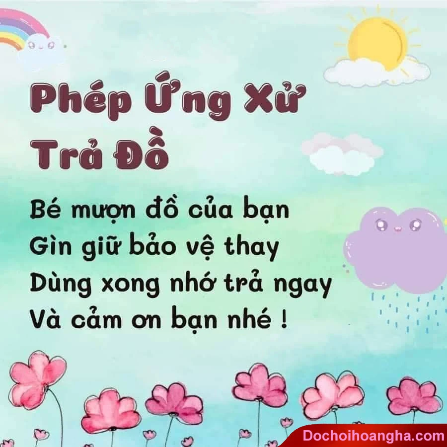 bài thơ phép ứng sử trả đồ