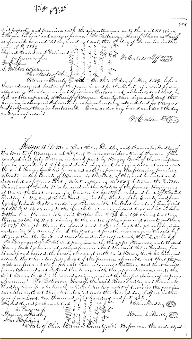 Robert Irwin filed complaint Common Law in Warren County, Ohio 1849 3