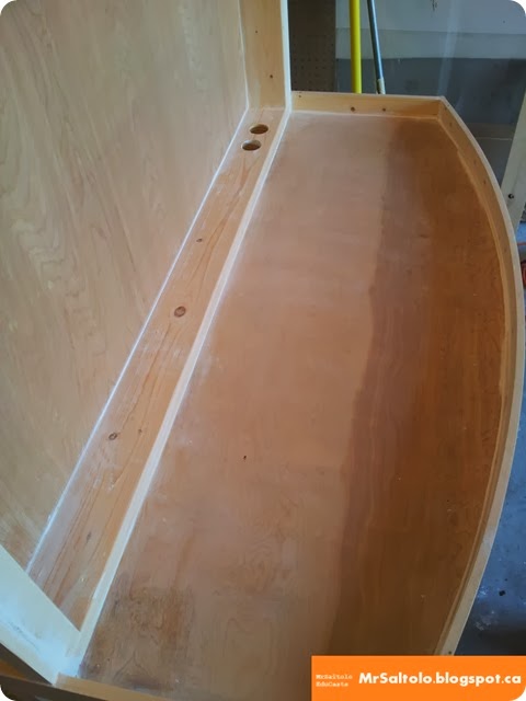 Sanded and ready for staining