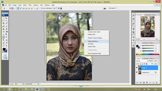 MERUBAH WARNA BACKGROUND FOTO DENGAN PHOTOSHOP CS3