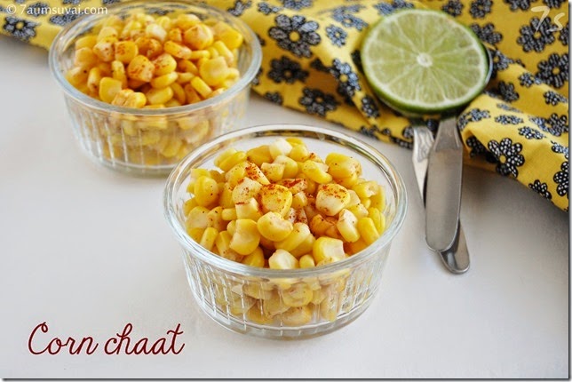 Corn chaat