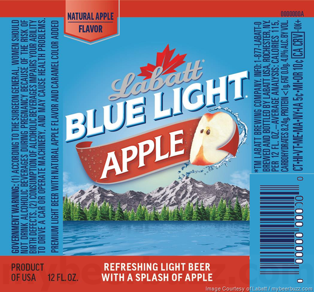 Labatt Adding New Blue Light Blueberry & Apple