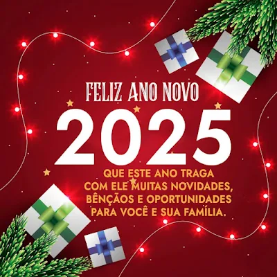 Mensagem para Desejar de Feliz Ano Novo 2025