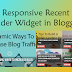 Add Responsive Recent Post Slider Widget in Blogger