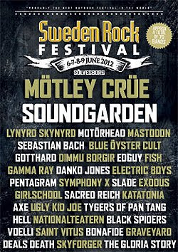 Soundgarden, King Diamond o Slade al Sweden Rock Festival 2012 