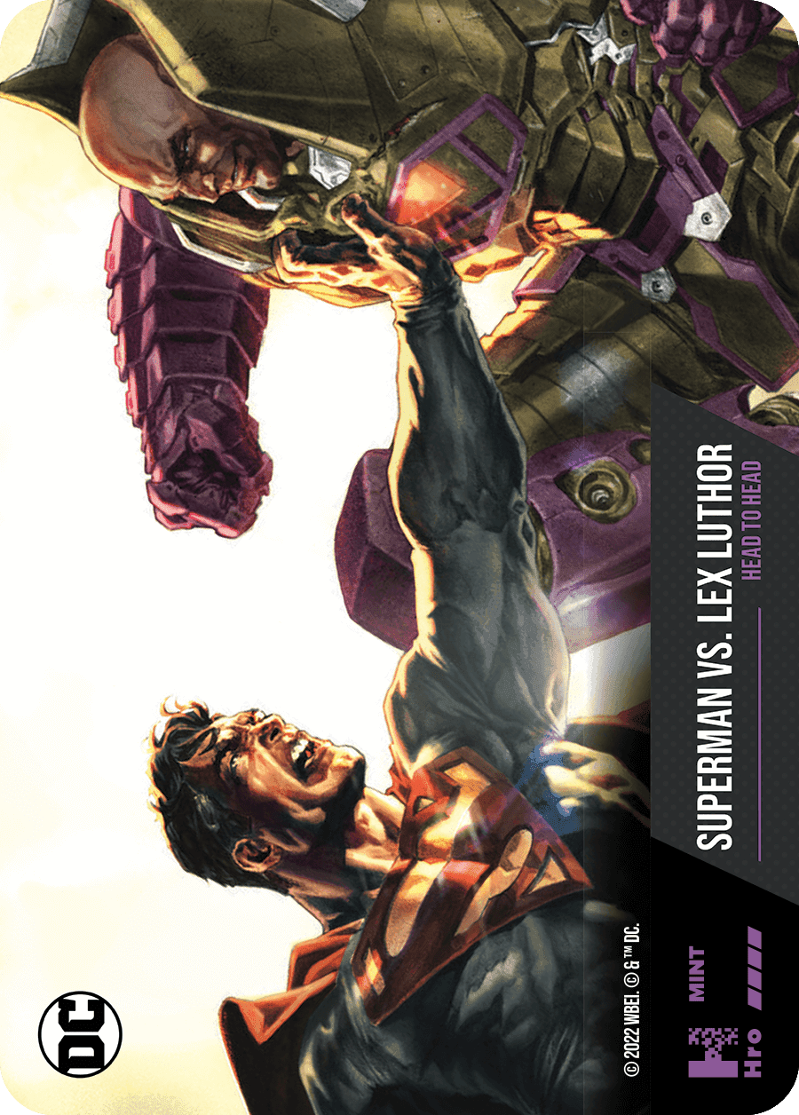 2022 Hro DC Unlock the Multiverse Chapter 1 - Head To Head - Superman vs. Lex Luthor