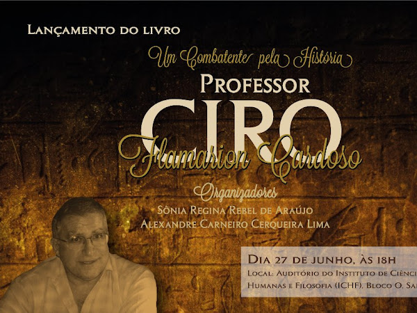 Lançamento do livro Um Combatente pela História, Professor Ciro Flamarion Cardoso em Niterói