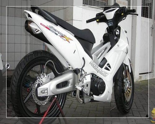 Gambar modifikasi supra x 125 fi simple standar thailook 